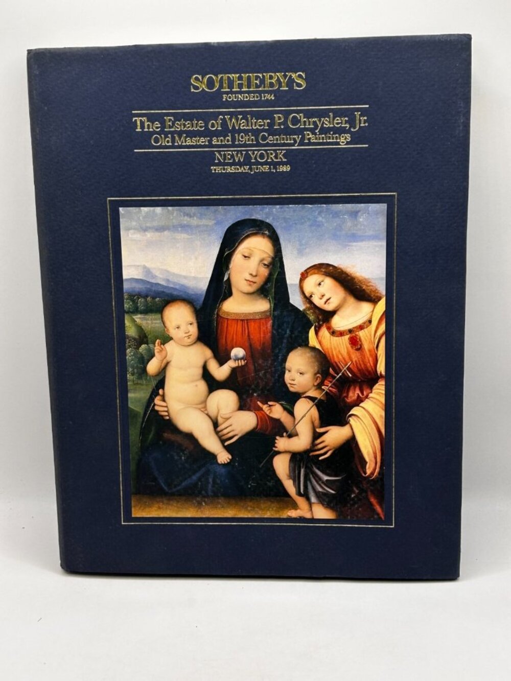 Sotheby’s 1989 Chrysler Estate Catalog • Old Master & 19th Century Paintings